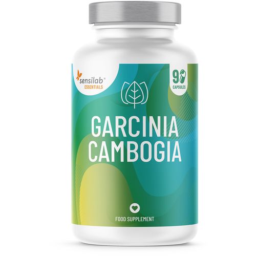 Garcinia Cambogia | 1800 mg přírodního extraktu Garcinie Kambodžské s 60 % HCA | Rychllé hubnutí | 90 kapslí | Balení na 30 dní | Sensilab Essentials