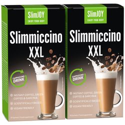 SlimJOY Slimmiccino XXL | 1+1 ZDARMA | Káva na hubnutí | S obsahem Garcinie kambodžské a zelené kávy | Program na 20 dní | 2x 10 sáčků | Sensilab