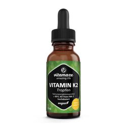 Vitamin K2 kapky MK7 20 µg na kapku, veganské, 50 ml